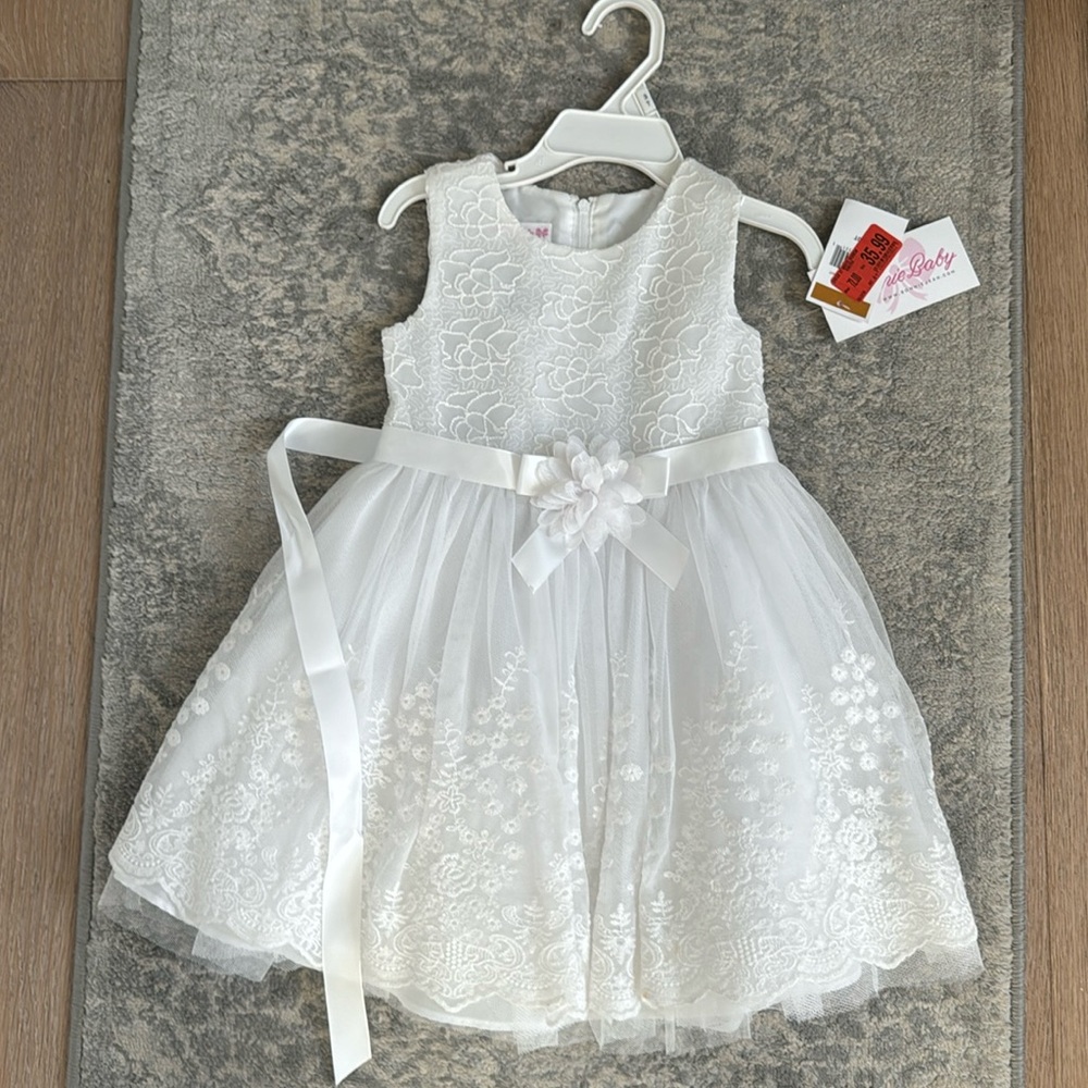 NWT Flower Girl Dress 3T. Never worn in perfect condition.